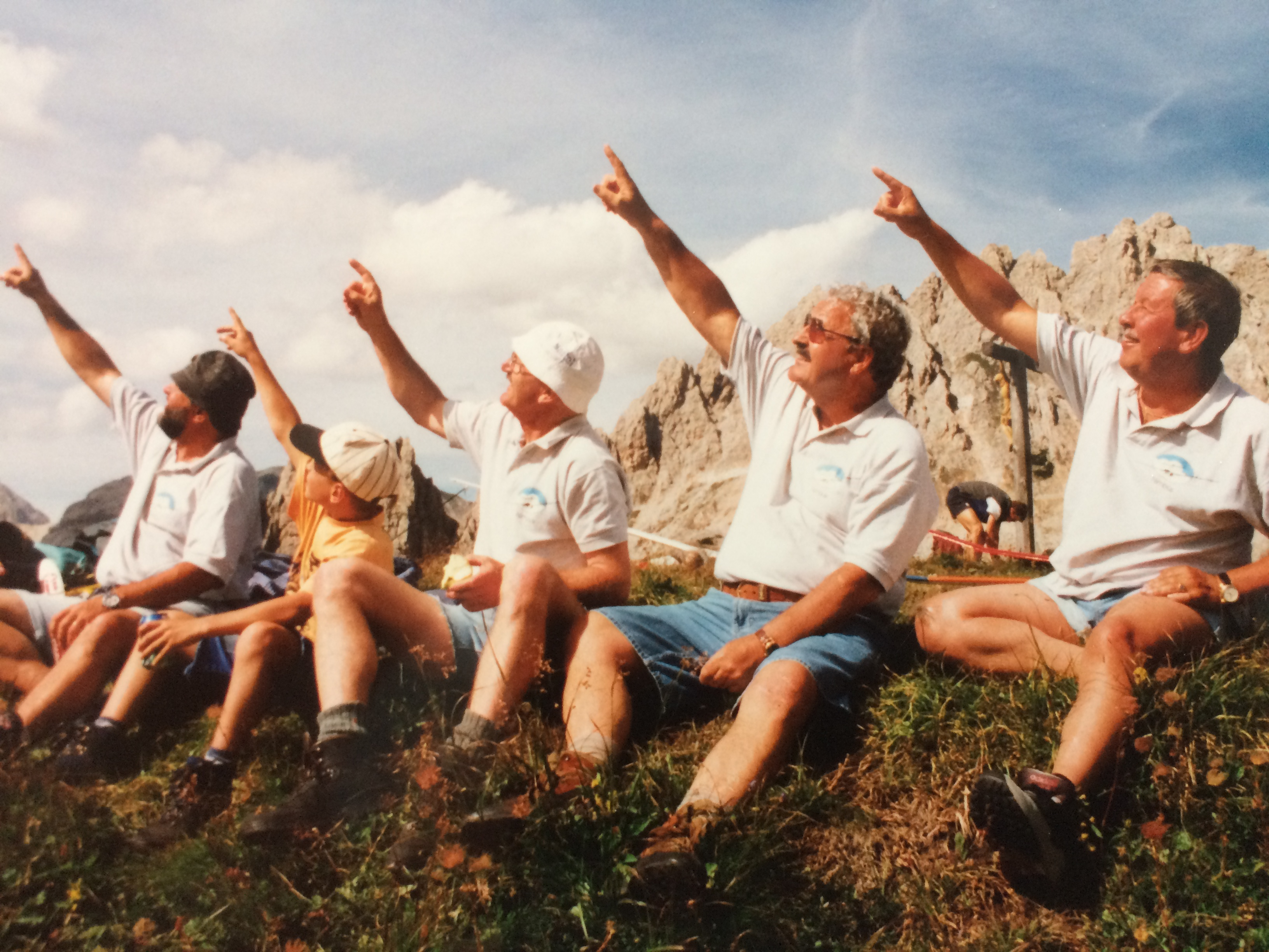 Wo ist wohl der Flieger? Dolomiten 2000