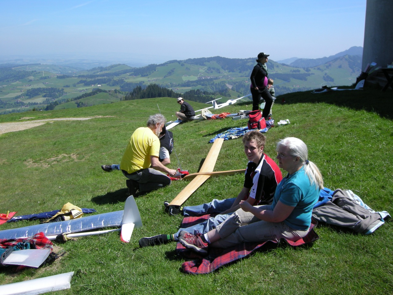 Fliegen auf First 24.05.2010