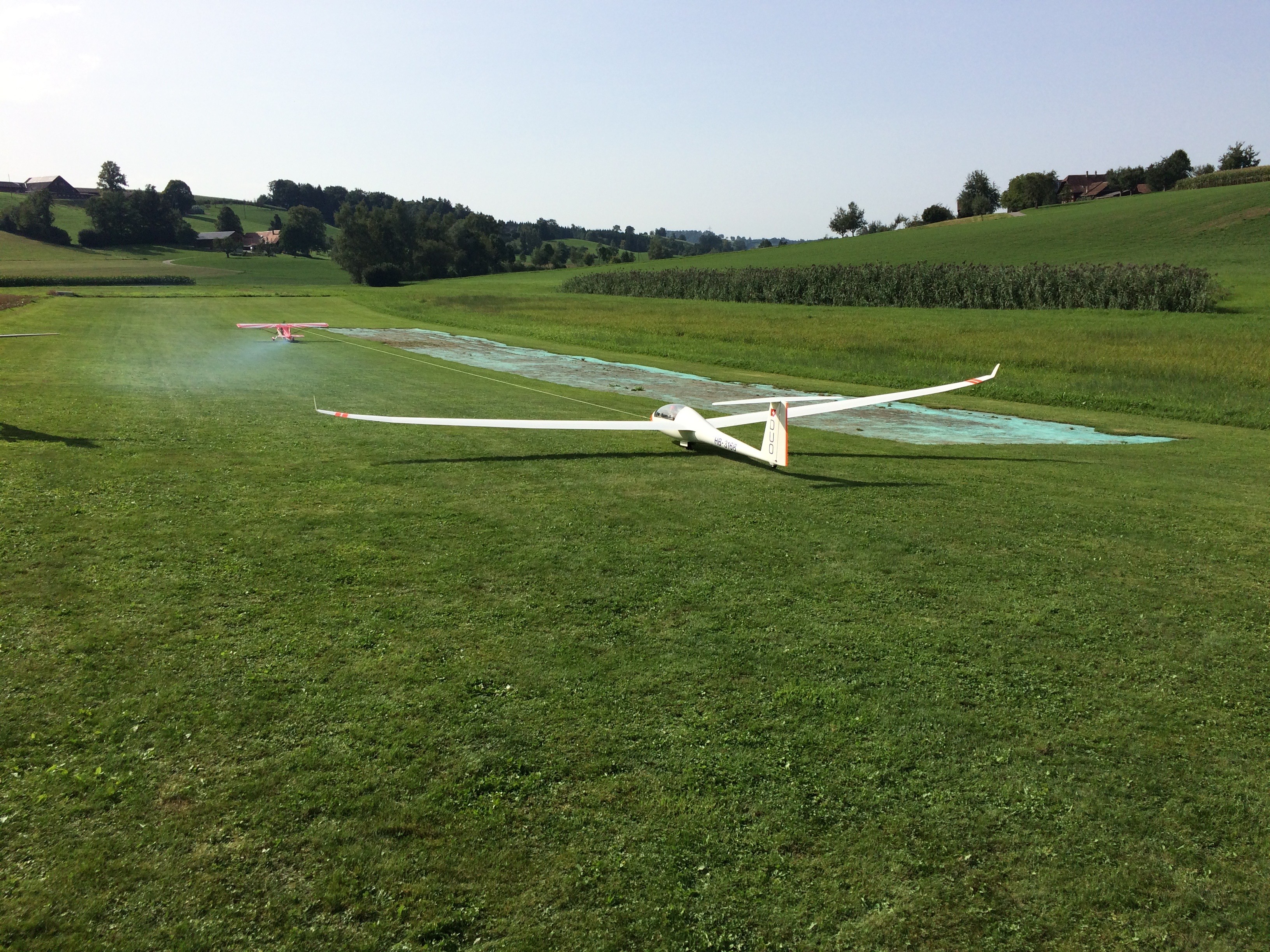 Schleppgespann Richtung Westen